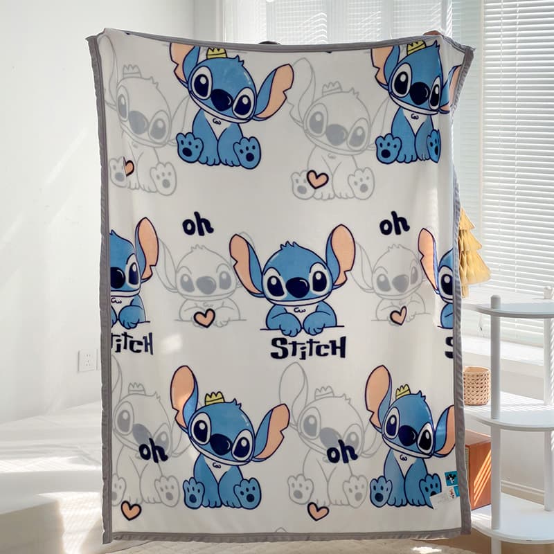 New Blanket Milk Velvet Cartoon Throw Blanket Single Dormitory Cover Blanket Thickened Milk Velvet Multifunctional Blanket Nap Blanket