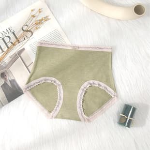Japanese Velvet Panties One-Piece 37°C Heat Retention Warm Seamless Underwear Women Lace High-Waist Briefs Wholesale