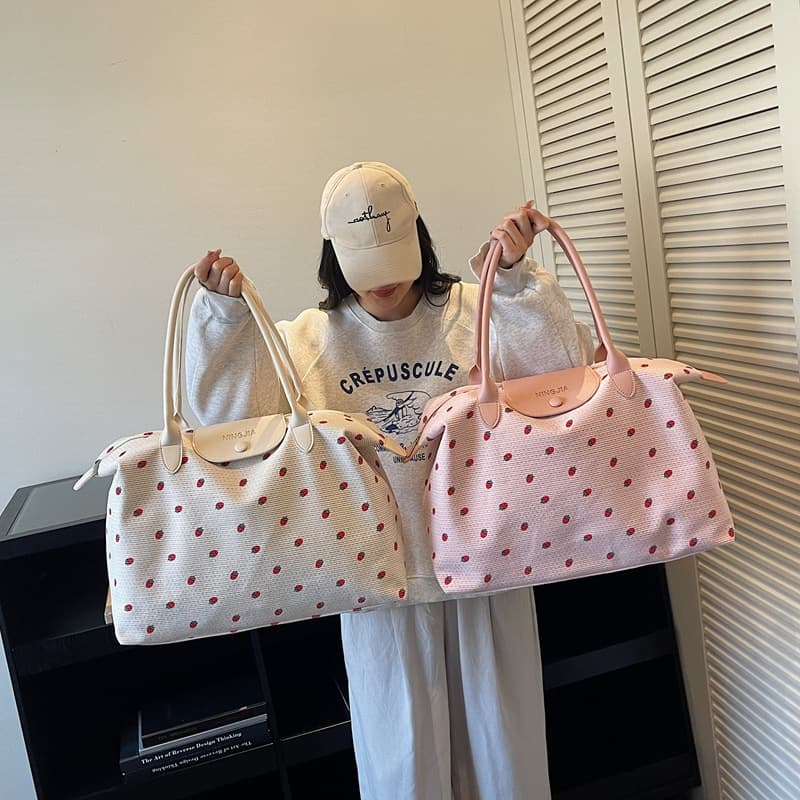 Large Capacity Travel Bag Solid Color Handbag Business Trip Carry-on Airplane Bag Gym Bag Men's Large Capacity Fitness Bag