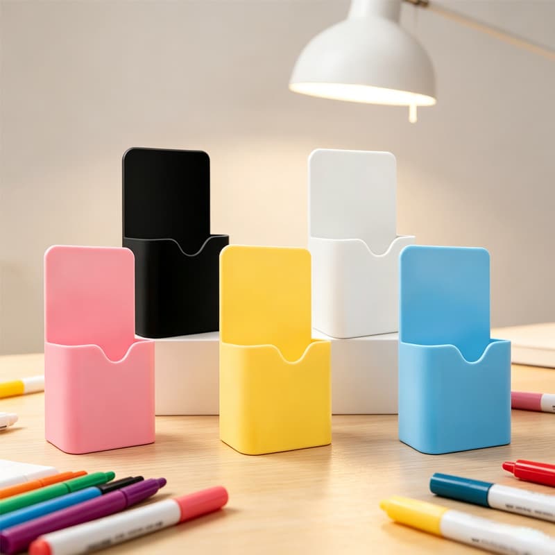 Magnetic Whiteboard Storage Box with Magnet, Children's Graffiti, Office & Home Multifunctional Rigid Plastic Magnetic Organizer