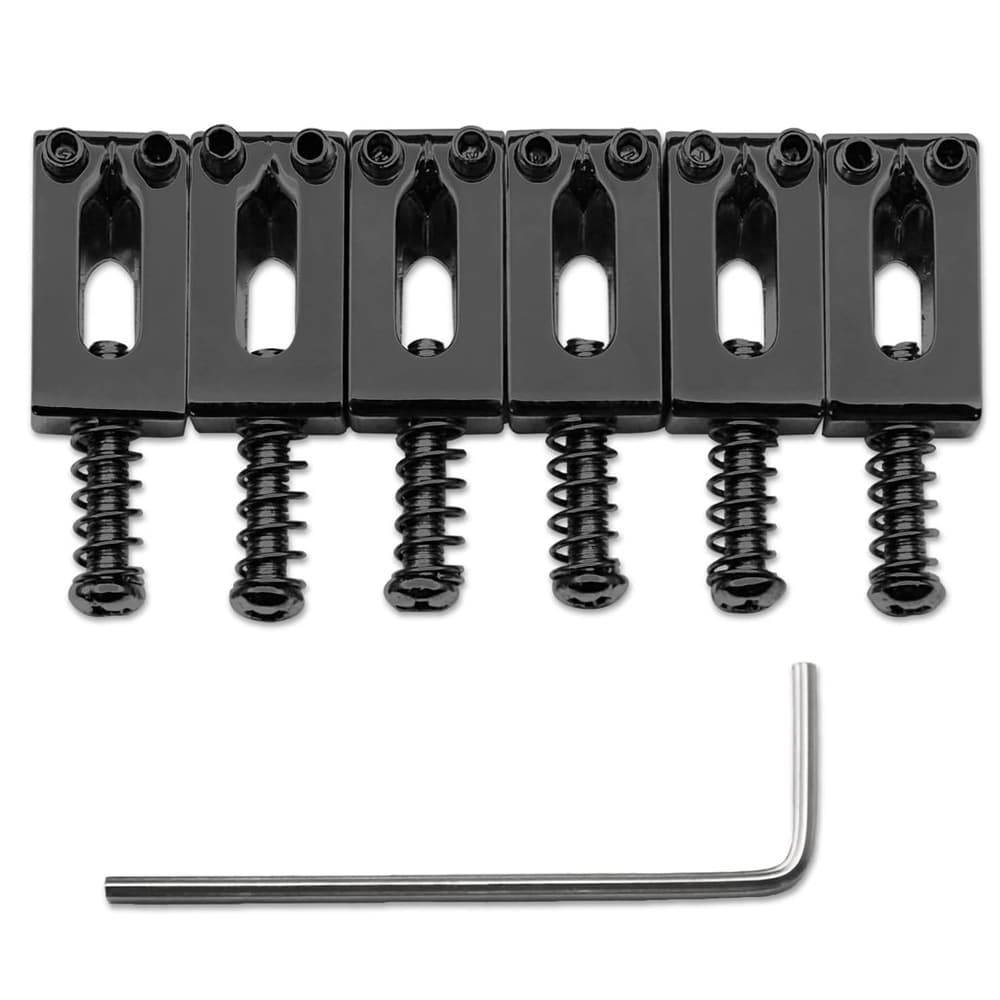 Electric Guitar Bridge Saddle ST Electric Guitar String Saddle Electric Guitar String Press Block Electric Guitar Tailpiece Lower String Lock