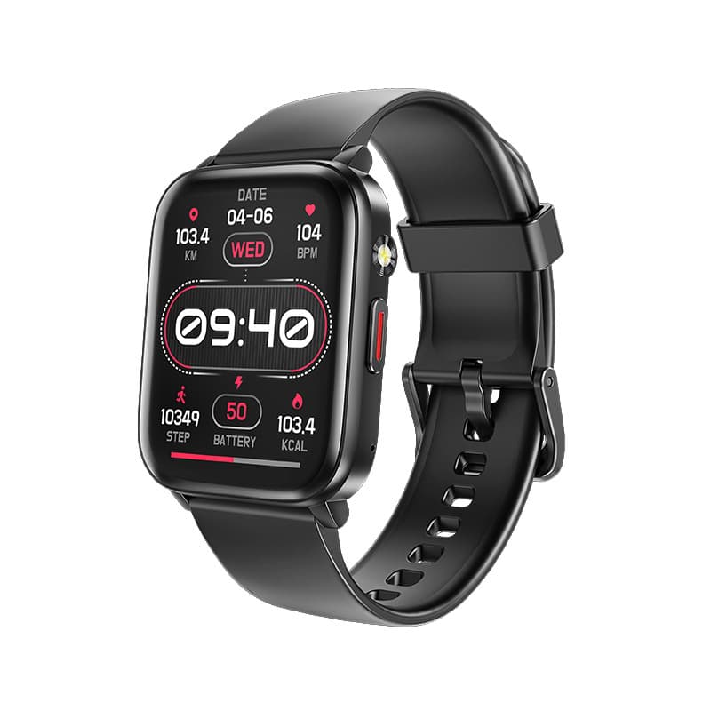 New T63B Bluetooth Call Sports Fitness Smart Watch with Flashlight, Music, Heart Rate, and Blood Pressure Monitoring