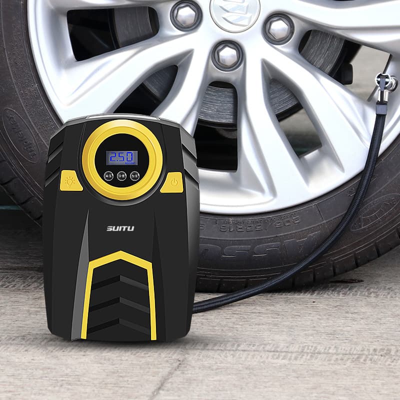 Car Inflatable Pump Portable Intelligent Digital Display Inflatable Pump Small Handheld Car Inflatable Pump Inflator High Power