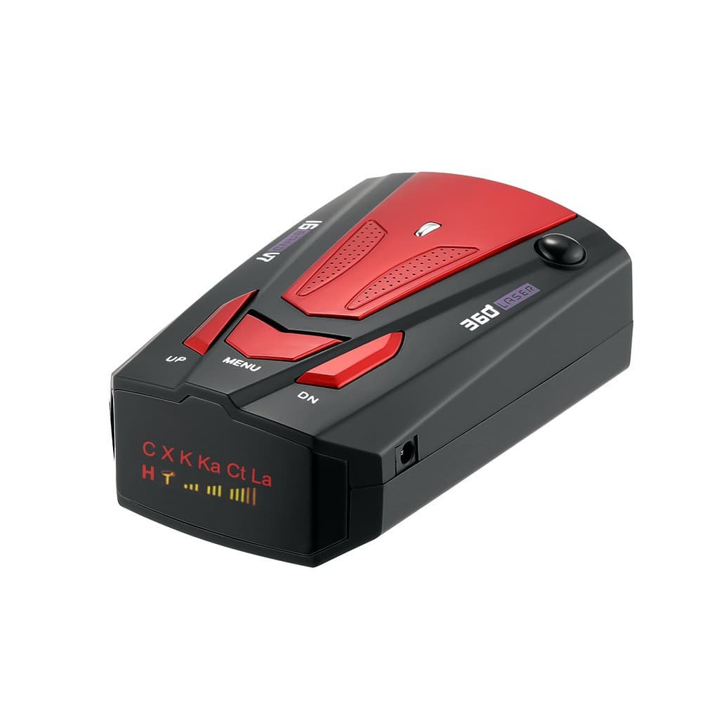 V7 Export Electronic Dog Speedometer Vehicle Warning Device Car Radar Portable Speed Detector with Chinese, English, Russian, Thai, and Radar