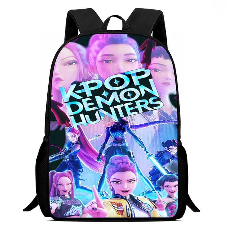 Kpop Hunter Witch Group School Bag HD Printed Casual Cross-Border Lightweight Backpack Manufacturer One Piece