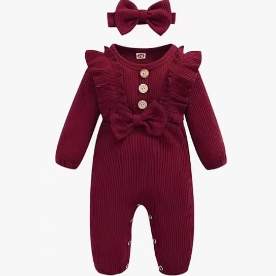 Amazon's new independent station cross-border specializes in new products for infants and children's suits, long-sleeved long-pants jumpsuits