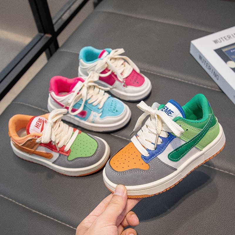 Children's Board Shoes Girls' Sports Shoes Spring and Fall 2026 New Ins Trendy Kids Shoes Versatile Soft Sole Girls' Casual Shoes