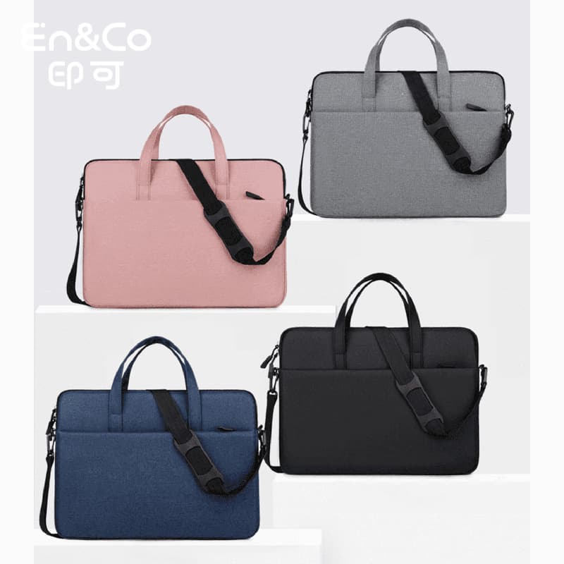 Simple business computer bag, portable one-shoulder dual-purpose commuting model, large-capacity laptop commuting storage bag