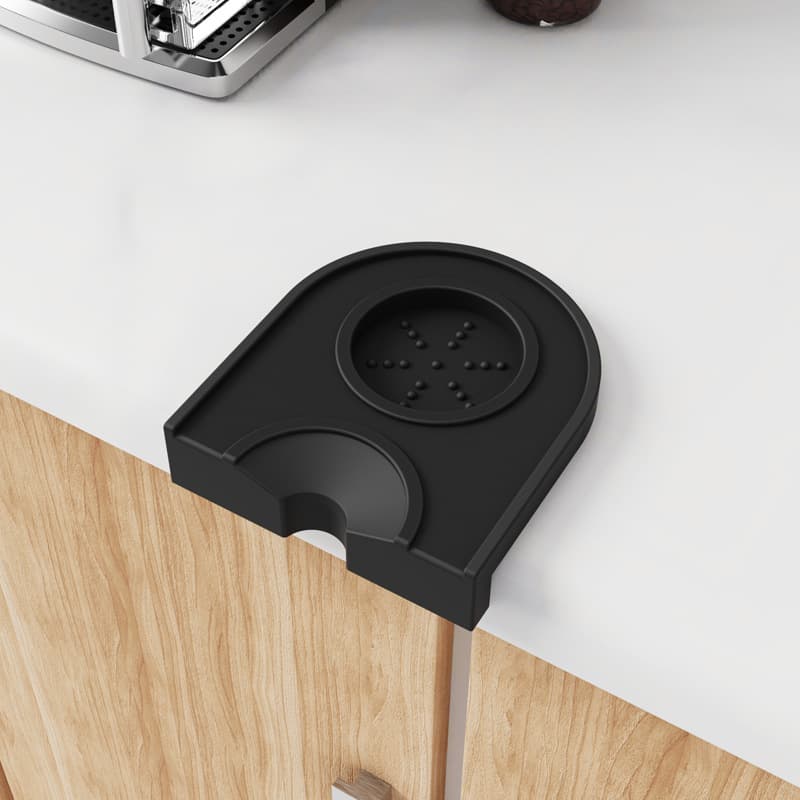 Bestselling Silicone Coffee Mat Bar Corner Tamping Mat Non-Slip Tamper Mat Coffee Tool Organizer Mat