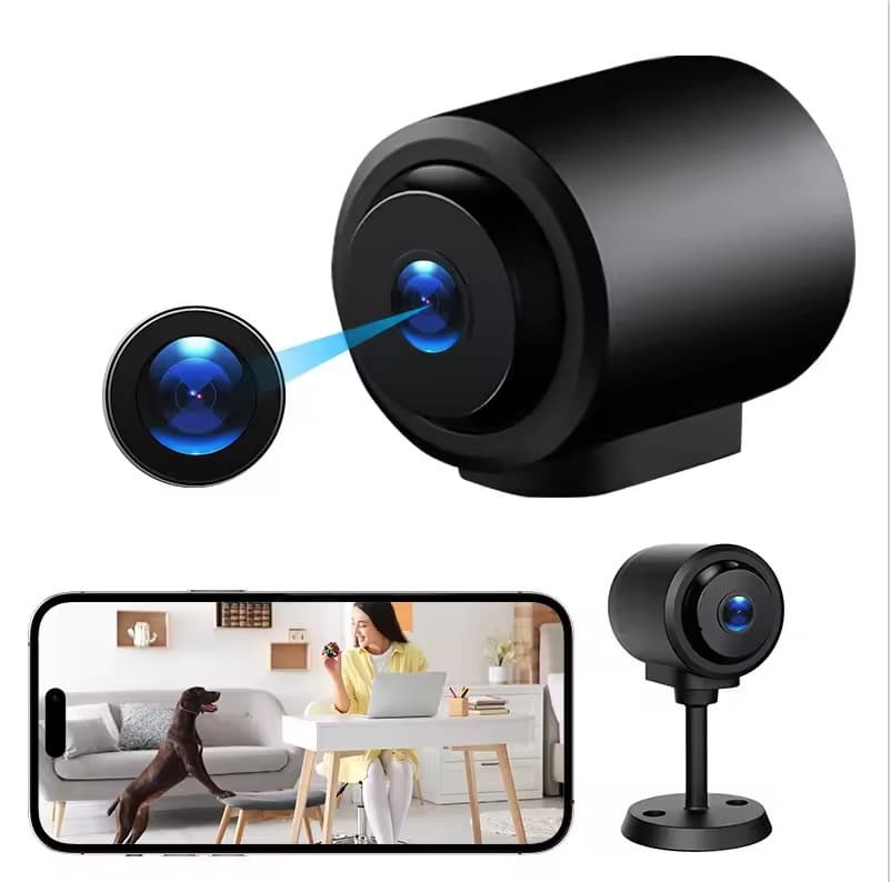 Wireless WIFI camera for indoor high-definition night vision surveillance, remote network monitoring via mobile APP