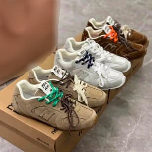 Putian Original Miu Miu x New Balance 530 German Army Trainers Women's Classic Retro Onitsuka Tiger Style Casual Shoes Couple Shoes