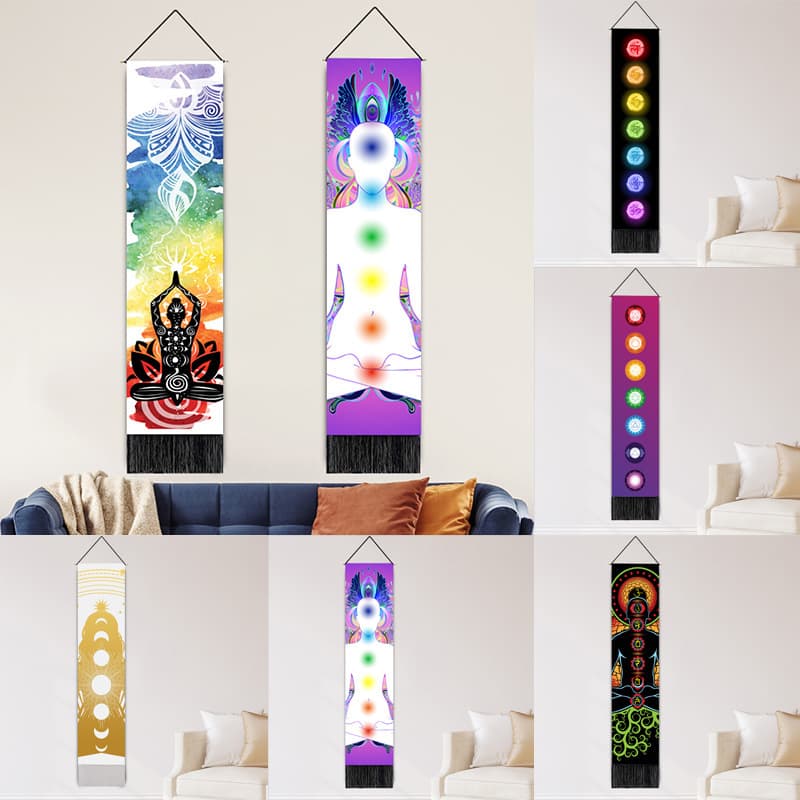 Indian style mandala tapestry meditation yoga mat mandala homestay decoration printed hanging cloth wall decoration background cloth