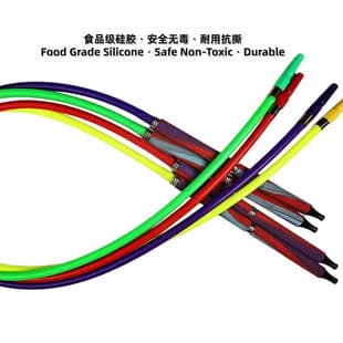 Durable Arabic Shisha Hose - Food-Grade Silicone Grip, Leak-Proof, Essential for Shisha Lounges