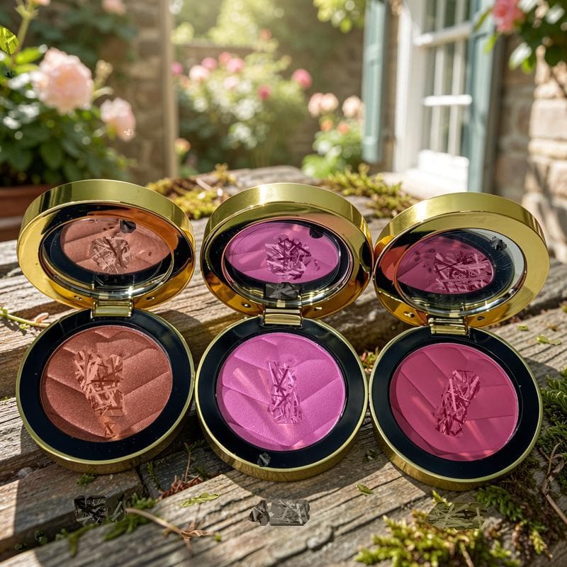 Long-lasting matte blush 44# brightening limited shades powdery vibrant 69# pigmented contour blush palette natural 2025