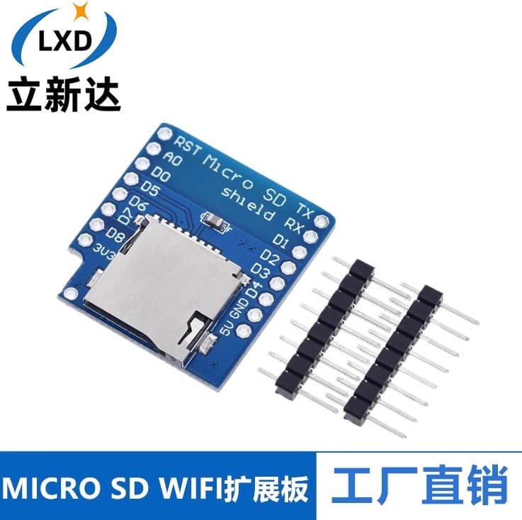 Micro SD TF Card Reader Module for D1 Mini WiFi Expansion Board Learning Board