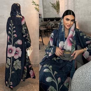 MQ239 2026 Summer Factory Direct Cross-Border Long Dress Printed Cardigan Headscarf 2025 New Clothing Hot Sale