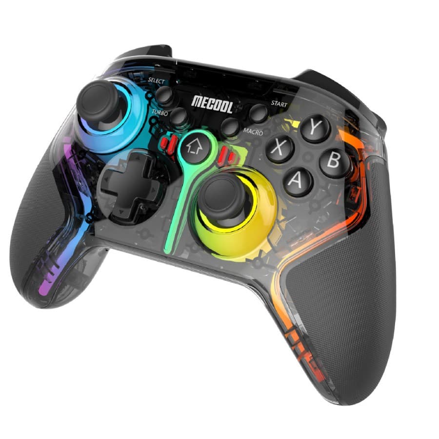 Mecool GM1 Game Controller Wireless Bluetooth Colorful Handle PS3 PS4 Vibration Feedback Gamepad Wholesale