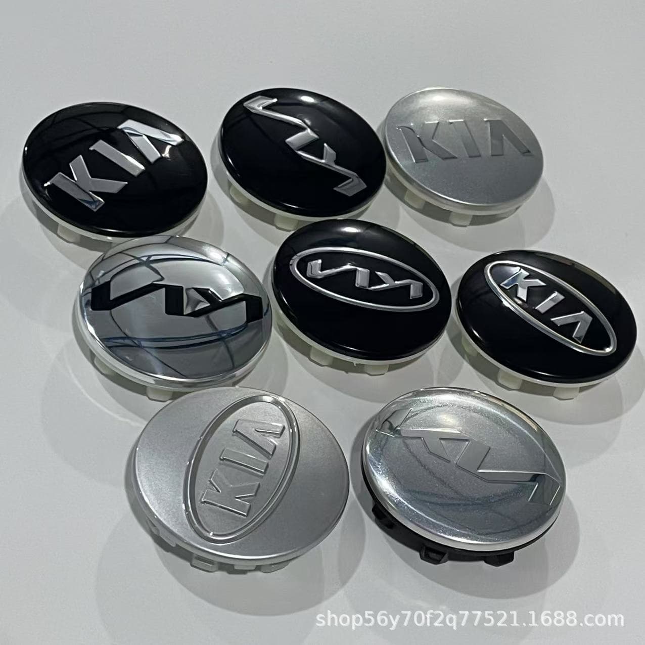 Suitable for Kia wheel hub cover Cerato Forte Smart Run K3 K5 Rio modified wheel hub center cover logo 58mm