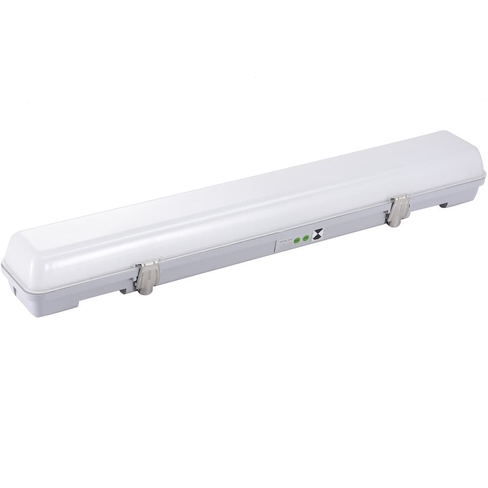 Industrial LED Tri-Proof Light CE Certified Dustproof LED Linear Light for Parking Lots IP65 Waterproof LED Emergency Light