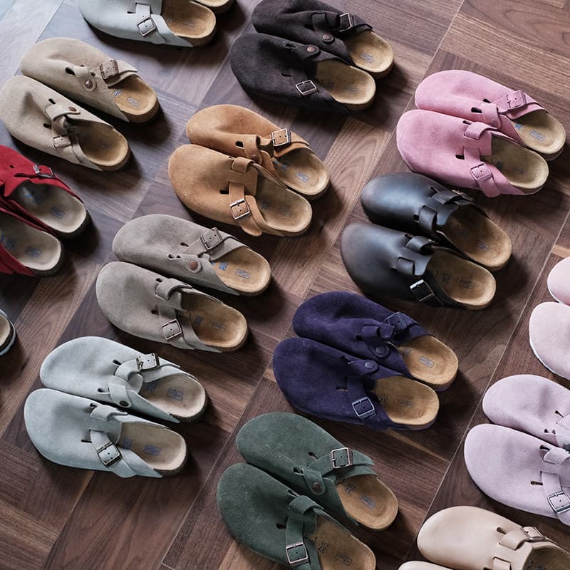 Henan Sangpo Full Leather Birkenstock-Style Mules for Women, Genuine Leather, Cork Arch Support, Slip-On Retro Birkenstock