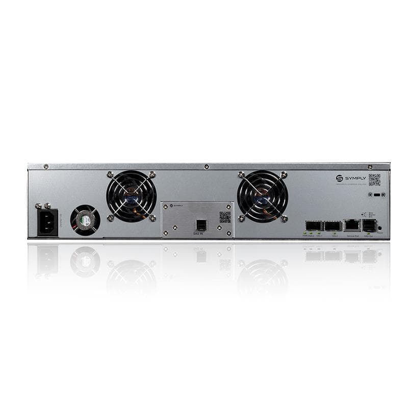 FlyComp Master DIT SymplyPRO LTO-8 Tape Drive with 40 Original Rack-Mounted Cartridges