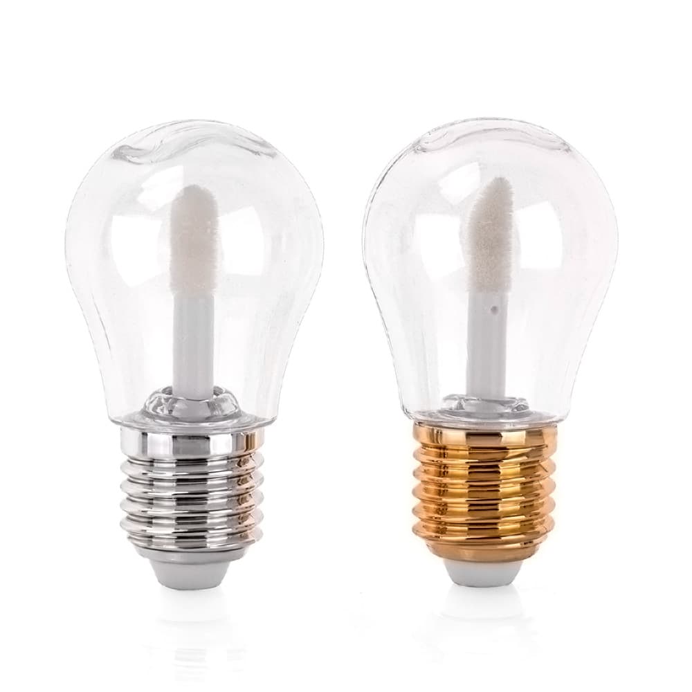 Bulb bottle lip gloss eyelash eyeliner 9ml round transparent beauty lip glaze empty tube eyelash tube