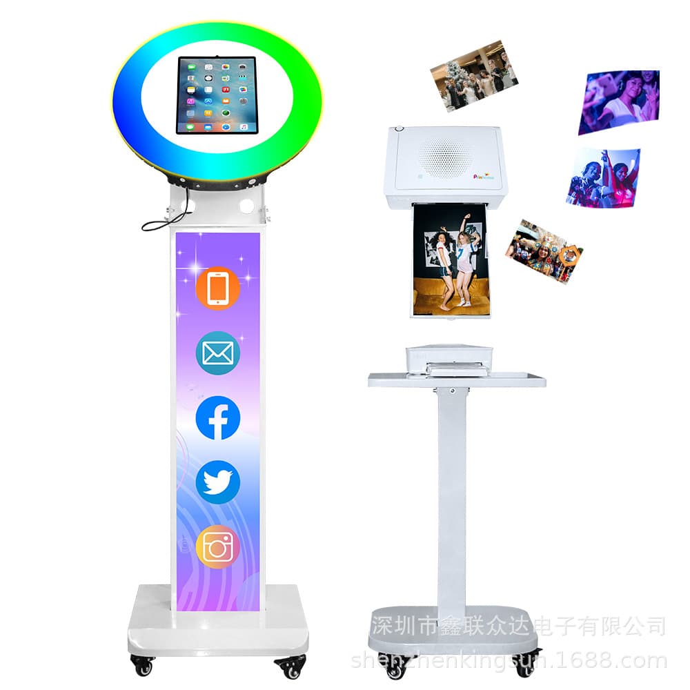 Printer-Specific Mobile Stand Heavy-Duty Moving Stand Push-and-Go Effortless Movement