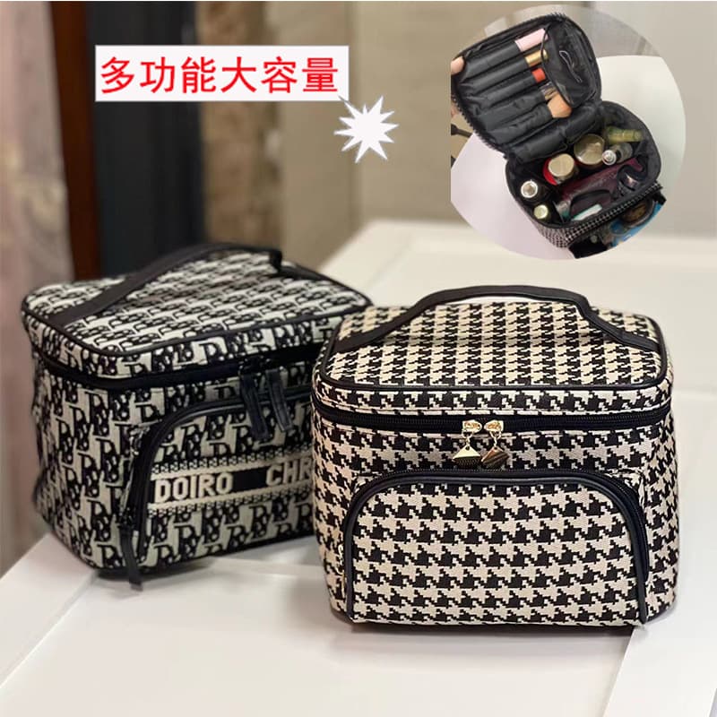 New Korean-style Large Capacity Handheld Cosmetic Bag Makeup Case Multifunctional Travel Storage Bag Toiletry Bag for Women