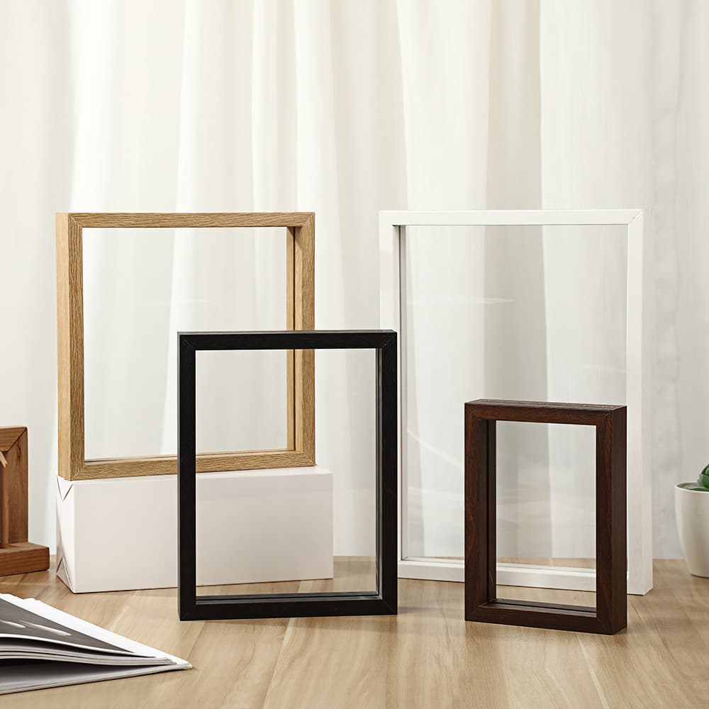 Handmade Minimalist 3D Hollow Picture Frame DIY Display Stand Frame for Dried Flower Art Blank Specimen Frame Decoration Wholesale