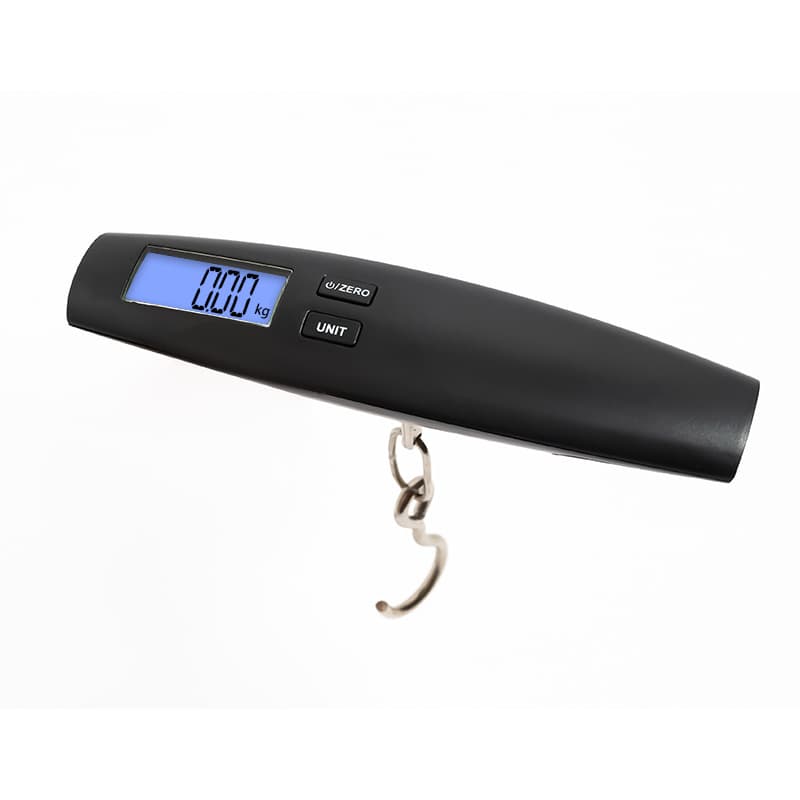 New cross-border 50kg handheld scale for express airport luggage, portable mini household weighing high-precision accurate.