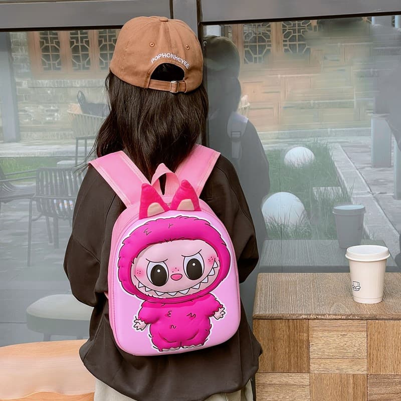 New cross-border cartoon fabric kindergarten backpack, children's hard-shell backpack, primary school student boys and girls double shoulder bag wholesale