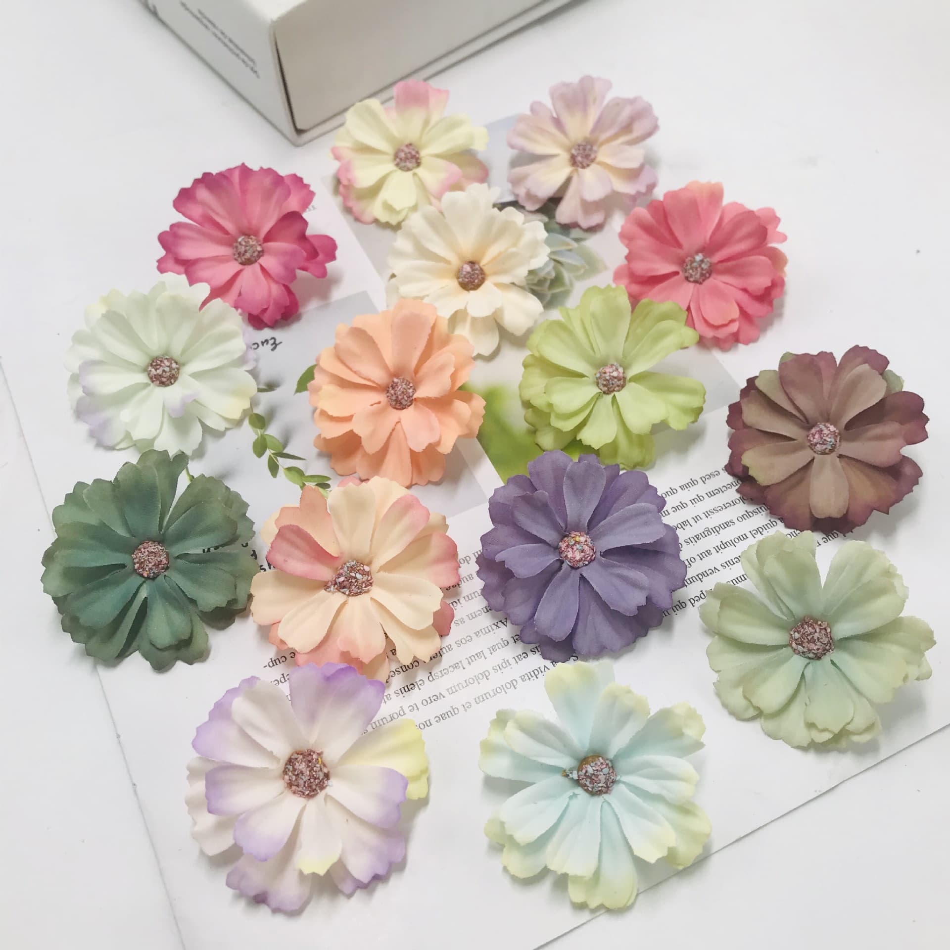 Factory Direct Sale Small Chrysanthemum Sunflower Artificial Silk Flower Small Daisy DIY Sunflower Simulation Chrysanthemum
