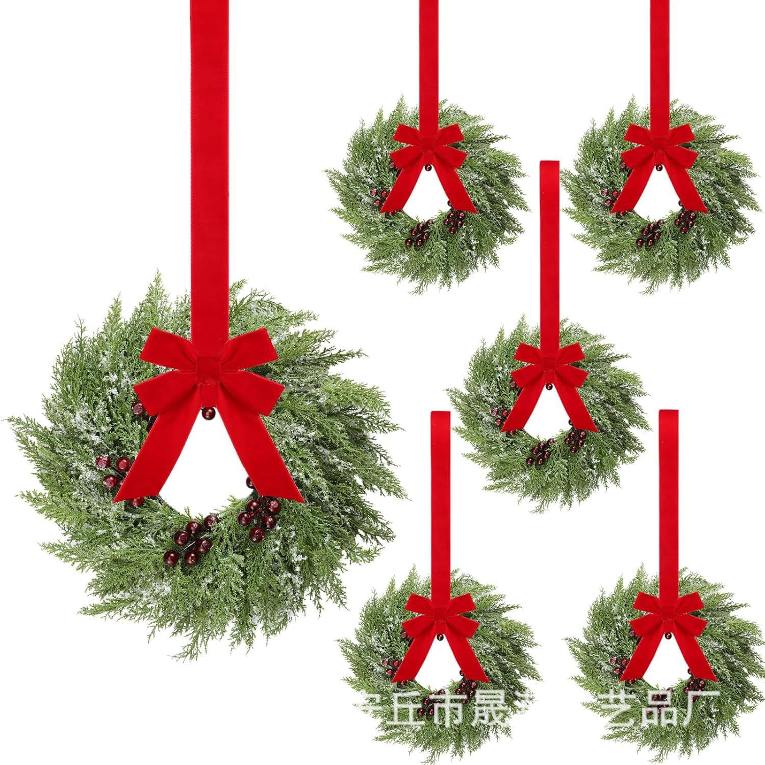 Amazon Christmas Wreath Decoration Candle Wreath Decoration Farmhouse Wreath Decoration Artificial Christmas Decoration