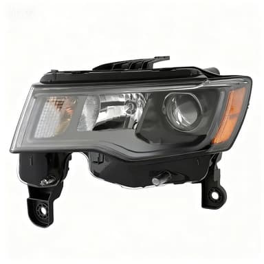 Halogen Headlight Black Housing US Version 68266646AD for Grand Cherokee