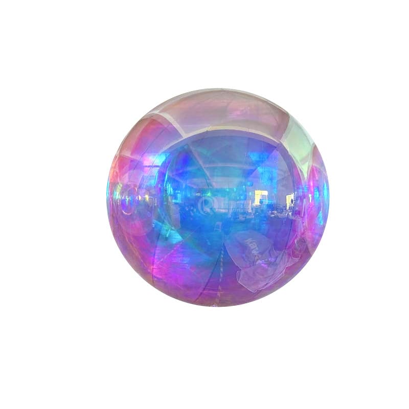 Inflatable Mirror Ball Silver PVC Reflective Ball for Mall Decoration Laser Rainbow Ball Bar Wedding Decoration