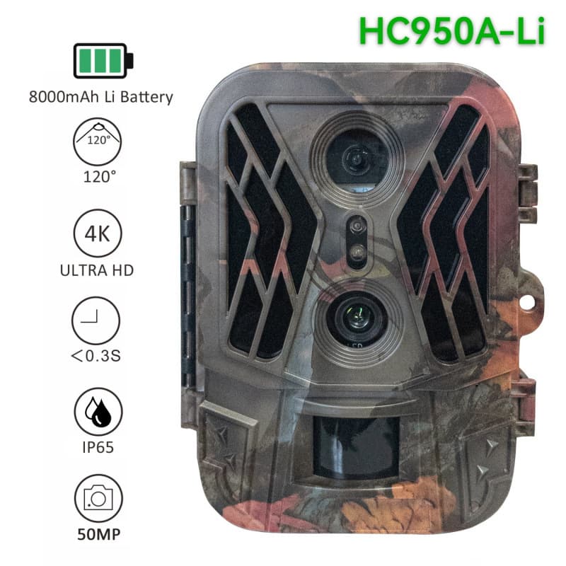 Outdoor dual lens hunting trail camera 36MP 4K Shenzhen source factory