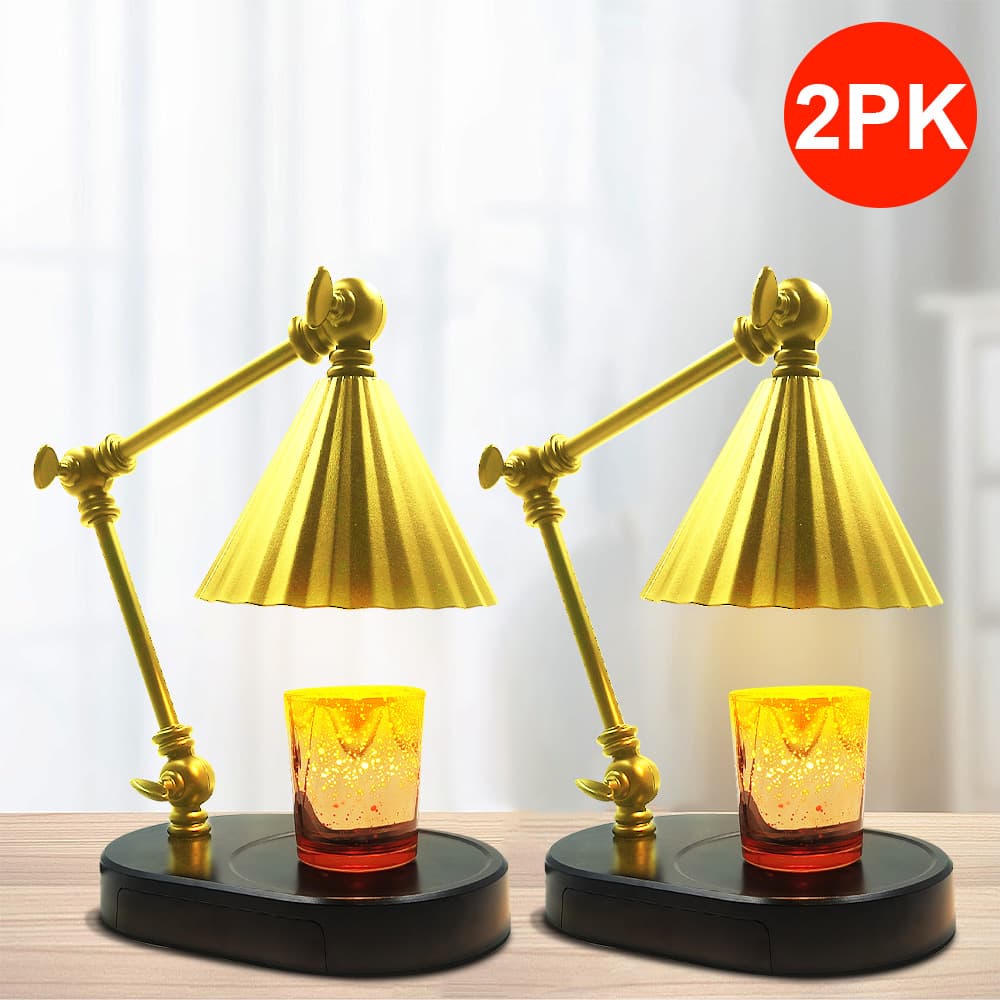 New Cross-Border Aroma Lamp Private Mold Retro Style Wax Melter Foldable Scented Candle Lamp Wax Melting Ambiance Light