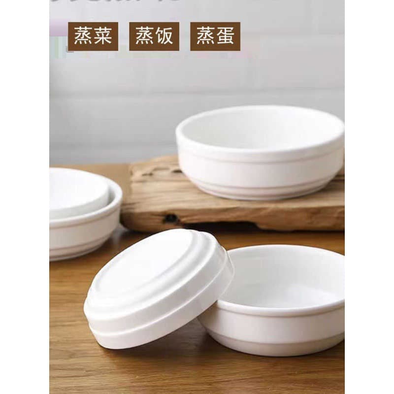 Steamed Rice Ceramic Bowl Round Bowl Rice Bowl Clay Bowl Steamed Egg Custard Bowl Steaming Bowl Liuyang Steamed Dish Bowl Steamed Rice Bowl
