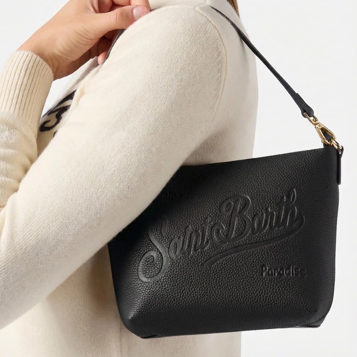 SAINT BARTH spot new pu women's crossbody bag portable large capacity cosmetic bag storage bag shoulder bag