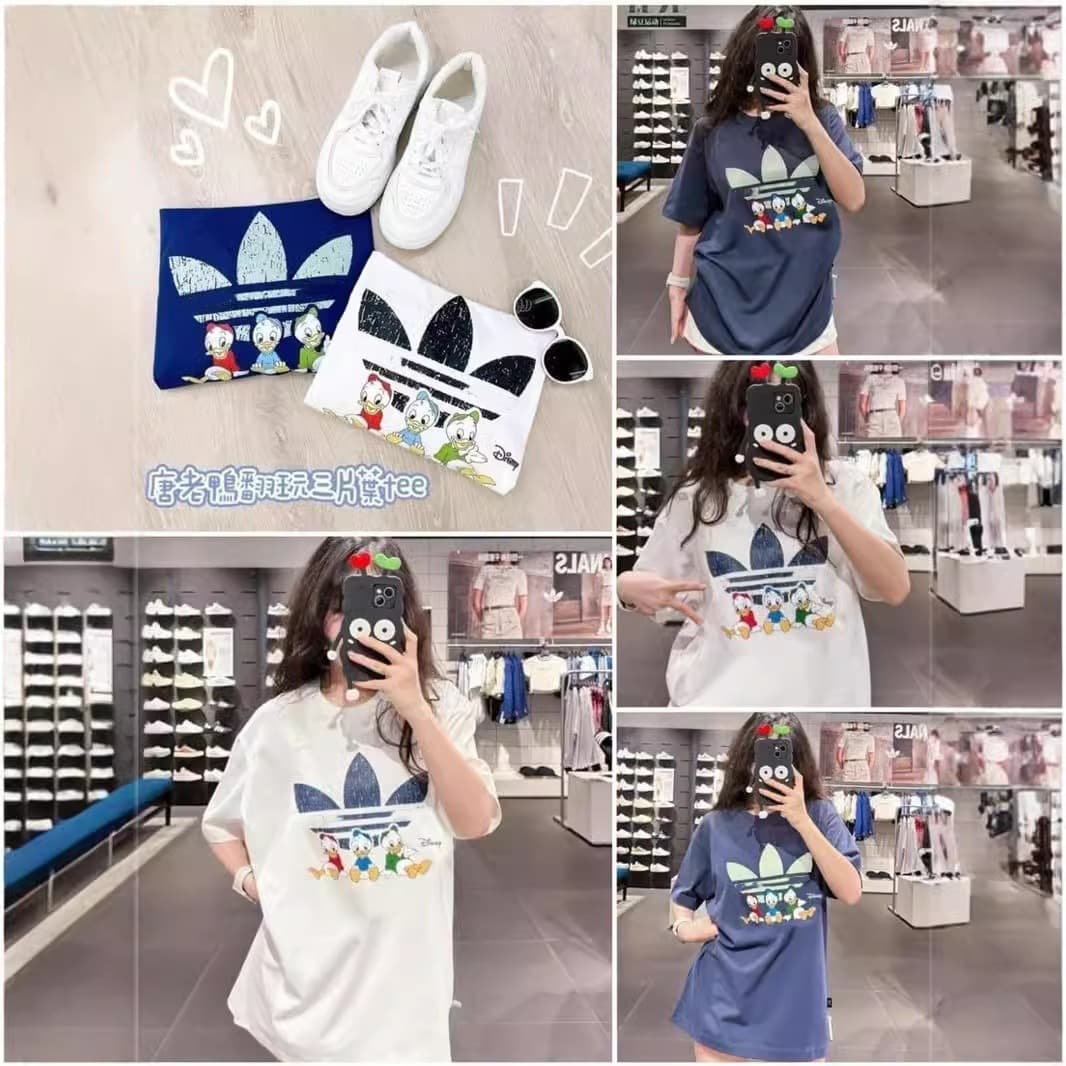 200 Grams of Pure Cotton | Summer Family Matching Clover Short-Sleeved T-Shirt Ad6967 #