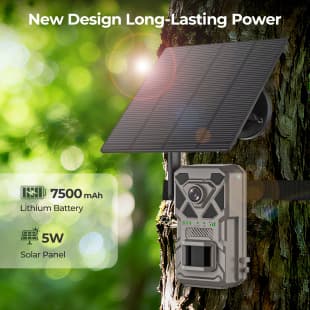 Trail Camera 4MP Solar Low Power Camera EU/US Version 4G Low Power Camera Outdoor Bird Watching Device
