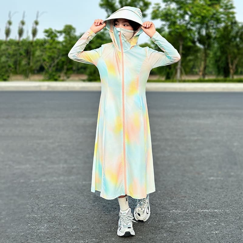 Girls' Sun Protection Jacket Summer 2026 New Stylish Big Girl Thin Coat Children's Ice Silk Long Sun Protection Wear