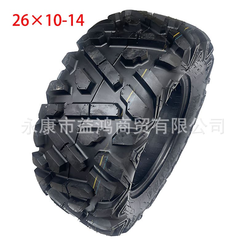 Four-Wheel Atv Off-Road Vehicle Go-Kart Tires 26X 10-14inch Motorcycle Four-Wheel Tires Atv Tires