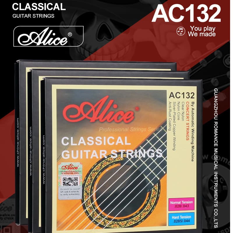Bulk Alice Guitar Strings Custom Connection Classical Guitar String Set Nylon Strings Guitar Accessories