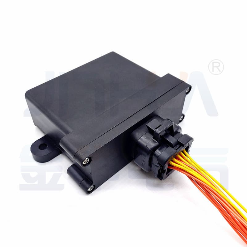 Custom Automotive Electronic Controller Housing ECU Case 14P Horizontal Pin Header JHB00318