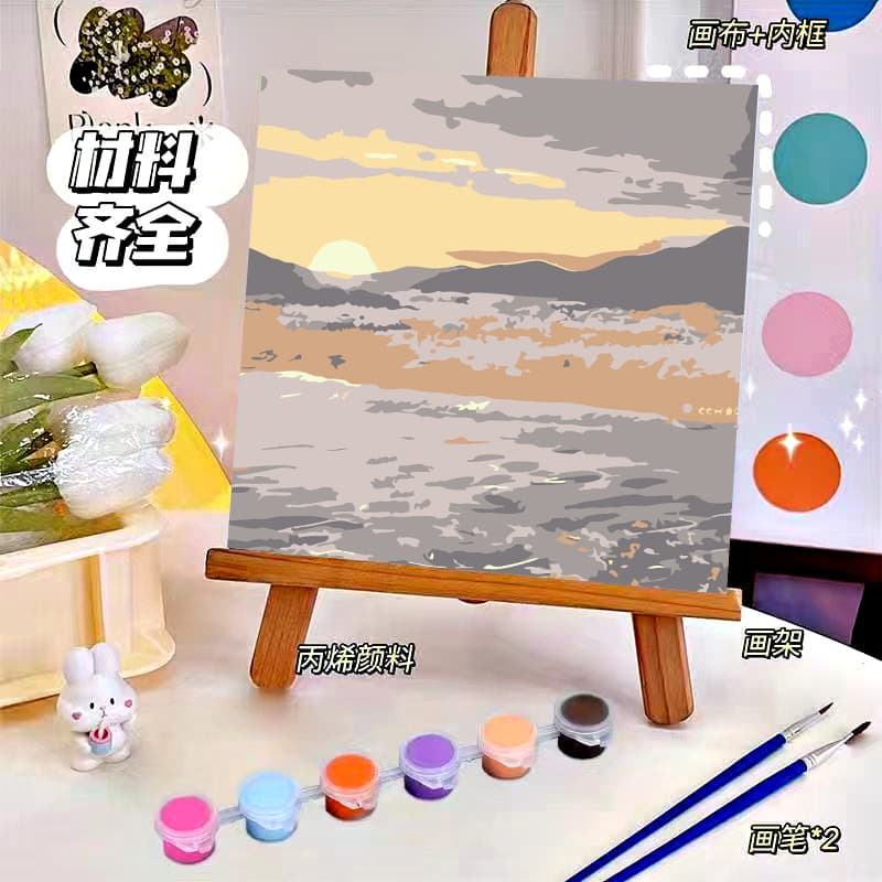 30*30 Paint by Numbers Anime Kuromi DIY Coloring Oil Painting Hand Painted
