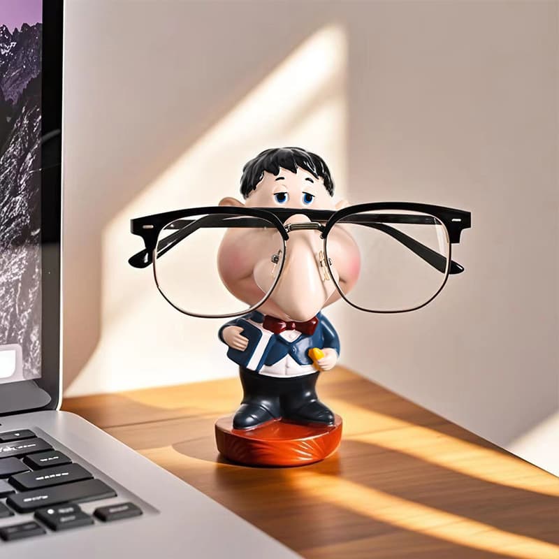 Creative Eyeglass Display Stand, Glasses Store Shelf, Window Decoration Prop, Home Office Ornament