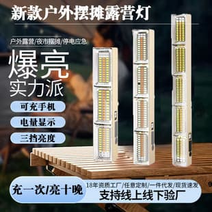 Outdoor Camping Light Ultra-Long Battery Life Magnetic Charging Emergency Lighting Multifunctional Rechargeable Camping Light High Brightness Version