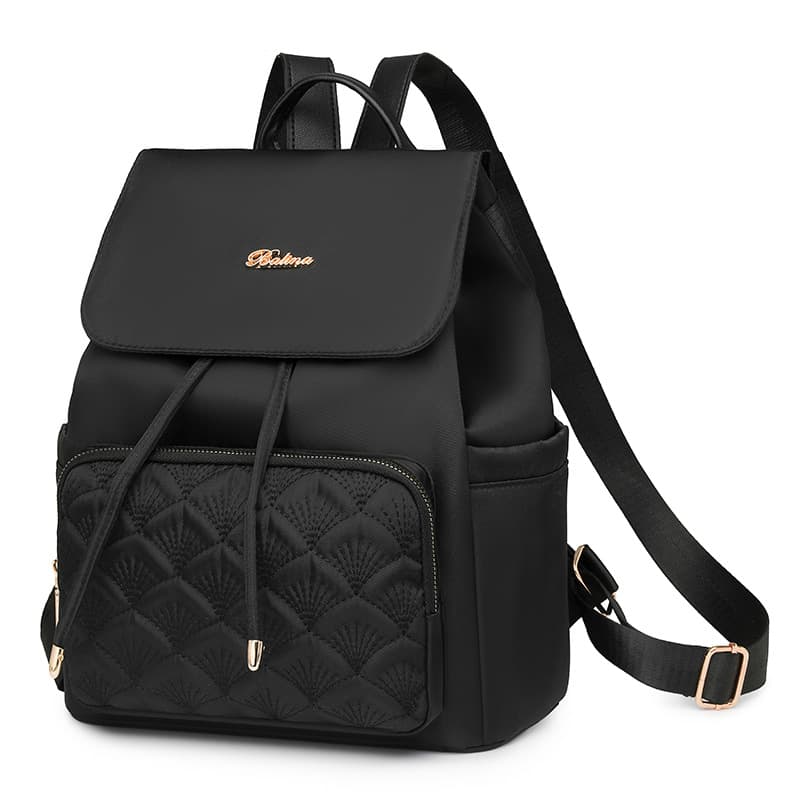 Oxford Fabric Backpack for Women 2025 New Style Premium Diamond Pattern Nylon Canvas School Bag Large Capacity Travel Mini Backpack