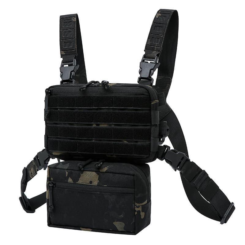 Cross-border factory quick release tactical vest outdoor military fan CS sports combat equipment motorcycle tactical camouflage vest bag